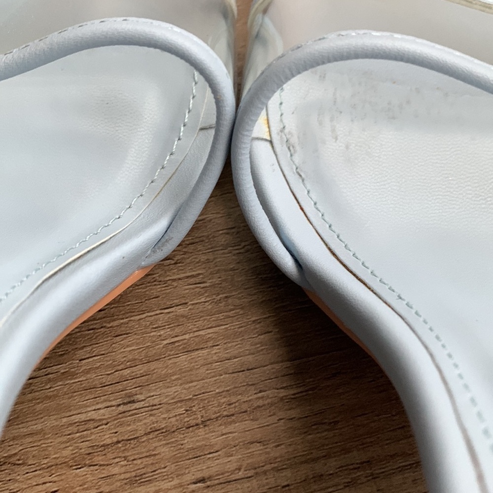 Forever 21 Light Baby Blue Clear Heels - Picture 8 of 8